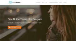 Desktop Screenshot of freeonlinetherapy.org